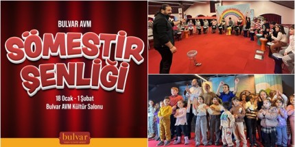 Bulvar AVM’de Çocuklara Eğlence Dolu Sömestir Programı 