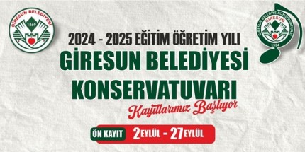 Giresun Belediye Konservatuvar Kayıtları Başladı