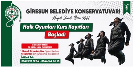 Belediye Konservatuvarında Halk Oyunları Kursu Açıyor