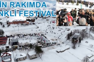 20. Çambaşı Kış Festivali Renkli Görüntülere Sahne Oldu