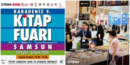 Tüyap Karadeniz 9. Kitap Fuarı Başlıyor