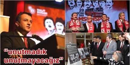 Samsun’da Futbol Şehitleri İçin Anma Programı Düzenlendi