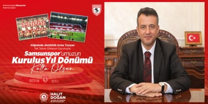 Kırmızı Beyazlı Sevdamız Samsunpor’umuzun 59. Yaşı Kutlu Olsun