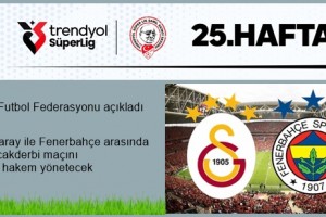 Derbinin Hakemi Belli Oldu