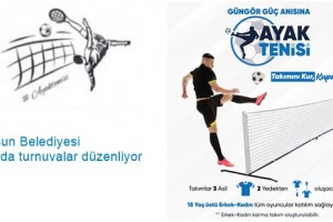 Ayak Tenisi Turnuvası İçin Geri Sayım Başladı