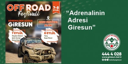 Giresun'da Off-Road Festivali Heyecanı Başlıyor