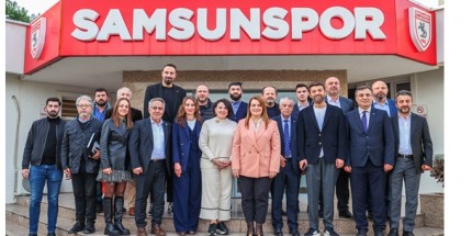 İmren Nilay Tüfekçi Samsunspor Kulübünü Ziyaret Etti