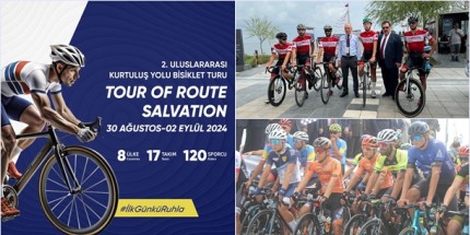 2. Uluslararası Kurtuluş Yolu Bisiklet Turu Başladı 