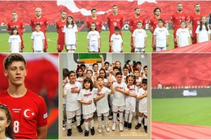 Şehit ve Gazi Çocuklarına Milli Maçta Unutulmayacak Hatıra