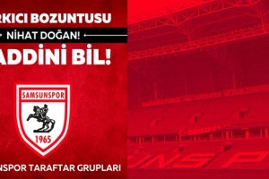 Samsunspor Taraftarından Nihat Doğan'a Tepki