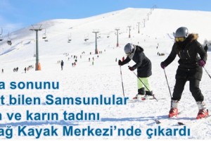 Akdağ Kayak Merkezi’nde Turizm Sezonu Başladı