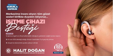 Büyükşehir Belediyesi İşitme Cihazı Desteği Sağlıyor
