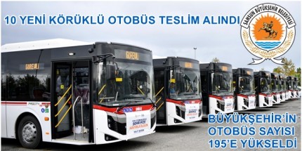 Büyükşehir’in Yeni Otobüsleri Sahaya İniyor