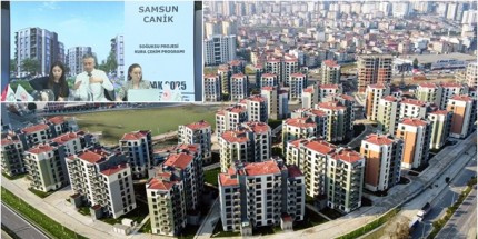 Canik'te Vatandaşlar Yeni Evlerine Kavuştu 