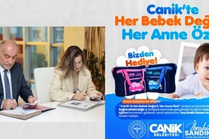 Canik Belediyesi'nden Anne Adaylarına Bebek Destek Paketi 