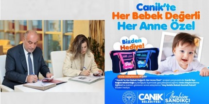 Canik Belediyesi'nden Anne Adaylarına Bebek Destek Paketi 