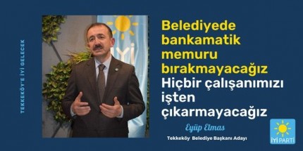 Belediyede Bankamatik Memuru Olmayacak