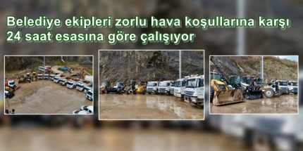 Giresun Belediyesi Kar Yağışı İçin Teyakkuzda