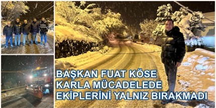 Giresun’da Karla Mücadele Çalışmaları 7/24 Sürüyor
