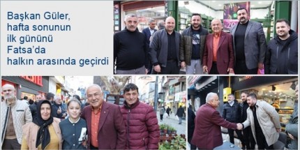 Fatsa Başkan Güler’i Muhabbetle Karşıladı