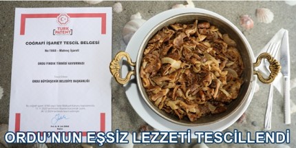 Ordu Fındık Tirmidi Kavurması Coğrafi İşaret Aldı 