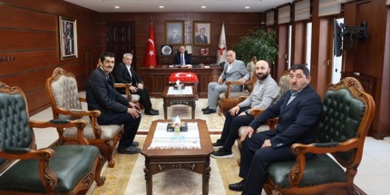Tepeköy Heyeti Vali Serdengeçti’yi Ziyaret Etti