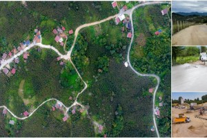 Ünye’de Beton Yol Ağı Genişliyor
