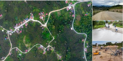 Ünye’de Beton Yol Ağı Genişliyor