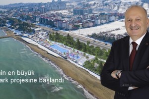 Ünye’de Bölgenin En Büyük Aquaparkı Yapılıyor