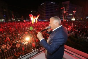 Başbakan Yıldırım Kızılay Meydanı‘nda Halka Hitap Etti
