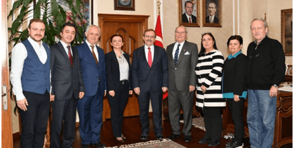 Rumeli Dernekler Federasyonu'ndan Başkan Zihni Şahin'e Teşekkür