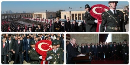 Devlet Erkânı Cumhuriyetin 95. Yılında Anıtkabir’de