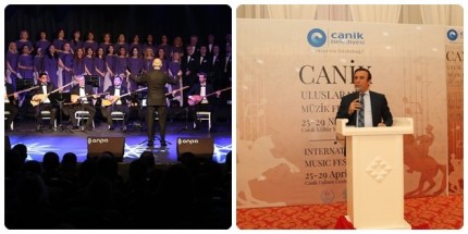 Canik'te Uluslararası Müzik Festivali Başladı