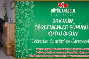 Büyük Anadolu Hastaneleri'nden Öğretmen Günü'ne Özel Kampanya