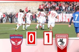 Samsunspor  Niğde Anadolu FK Deplasmanında 3 Puan Aldı
